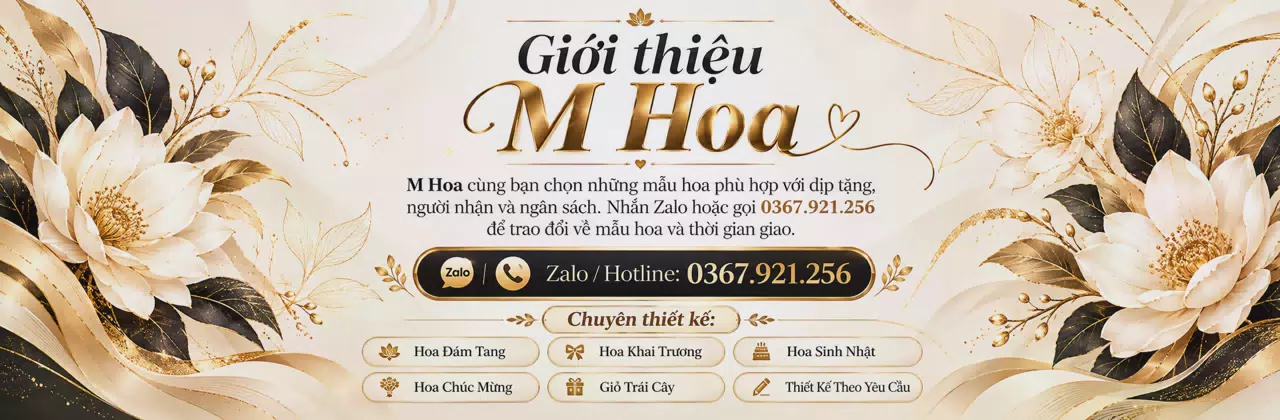 Ảnh bìa Shop hoa tươi Xã Tây Hoà Đắk Lắk - Tư vấn mẫu hoa hợp ngân sách